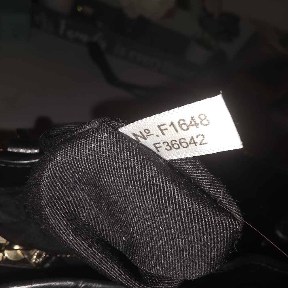 Coach Black Leather Handbag and Wristlet Set - Picture 6 of 7